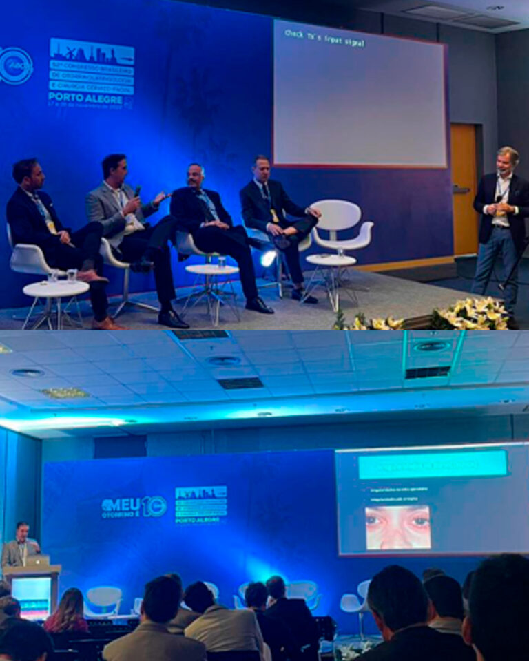 Palestra no 52º Congresso Brasileiro de Otorrinolaringologia em 2022