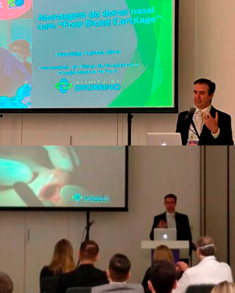 Palestra no Congresso da Fundação de Otorrino em 2021