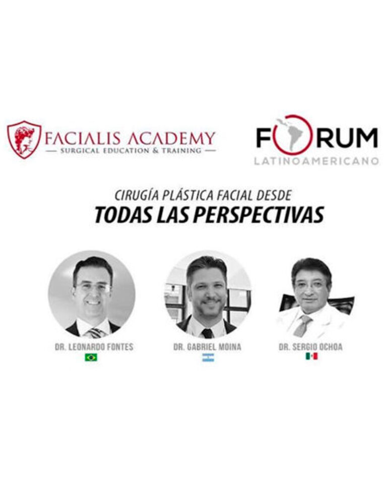 Ministrei palestra no Forum Latinoamericando organizado pela Facialis Academy em 2020